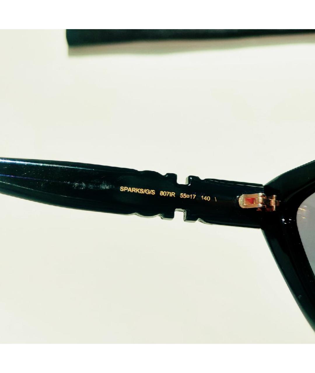 JIMMY CHOO Черные пластиковые солнцезащитные очки, фото 5