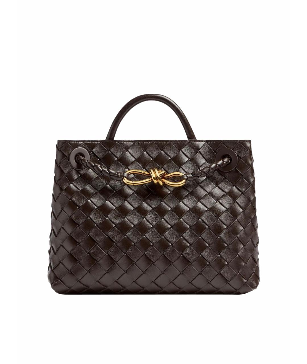 BOTTEGA VENETA Коричневая кожаная сумка тоут, фото 1