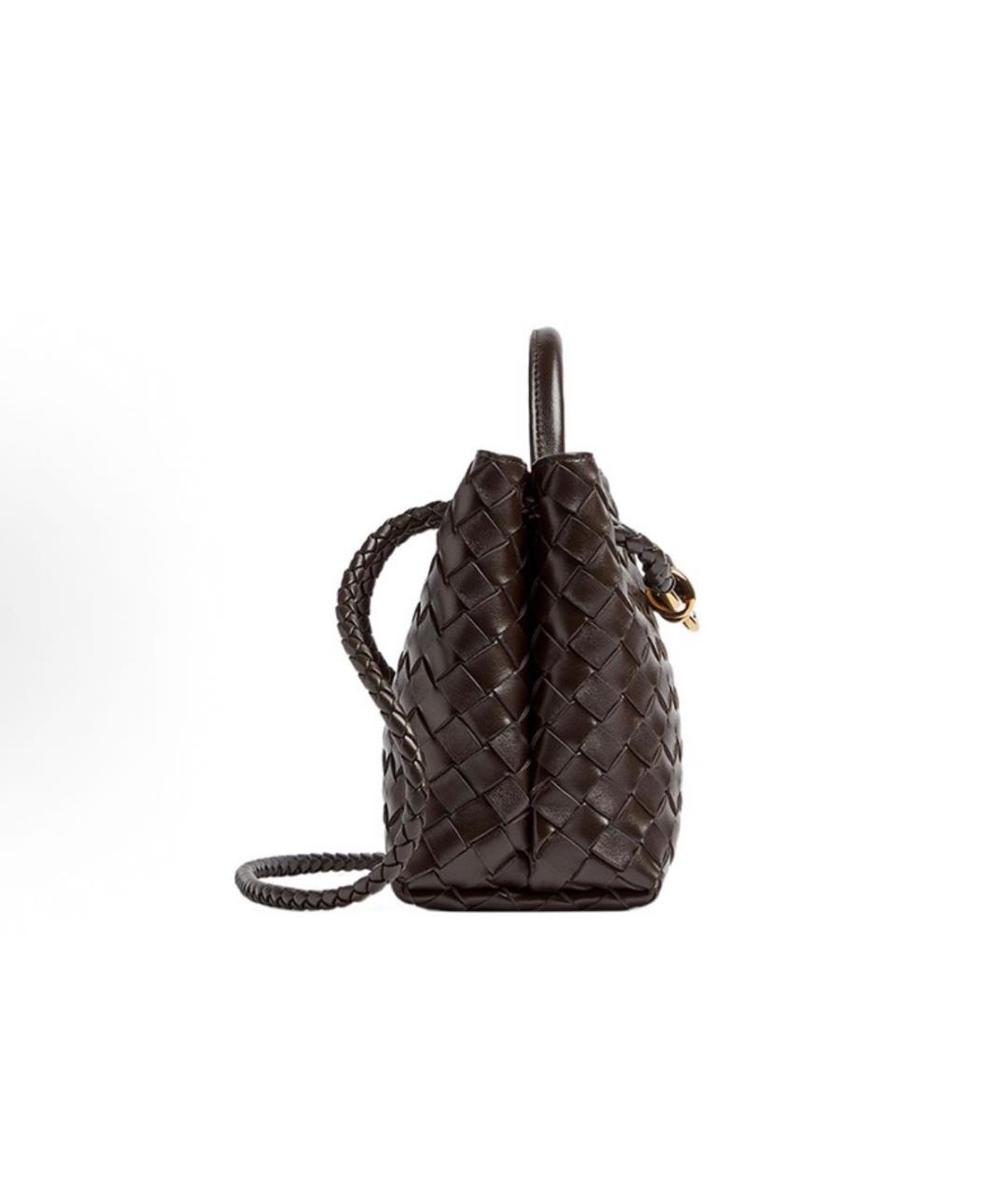 BOTTEGA VENETA Коричневая кожаная сумка тоут, фото 2
