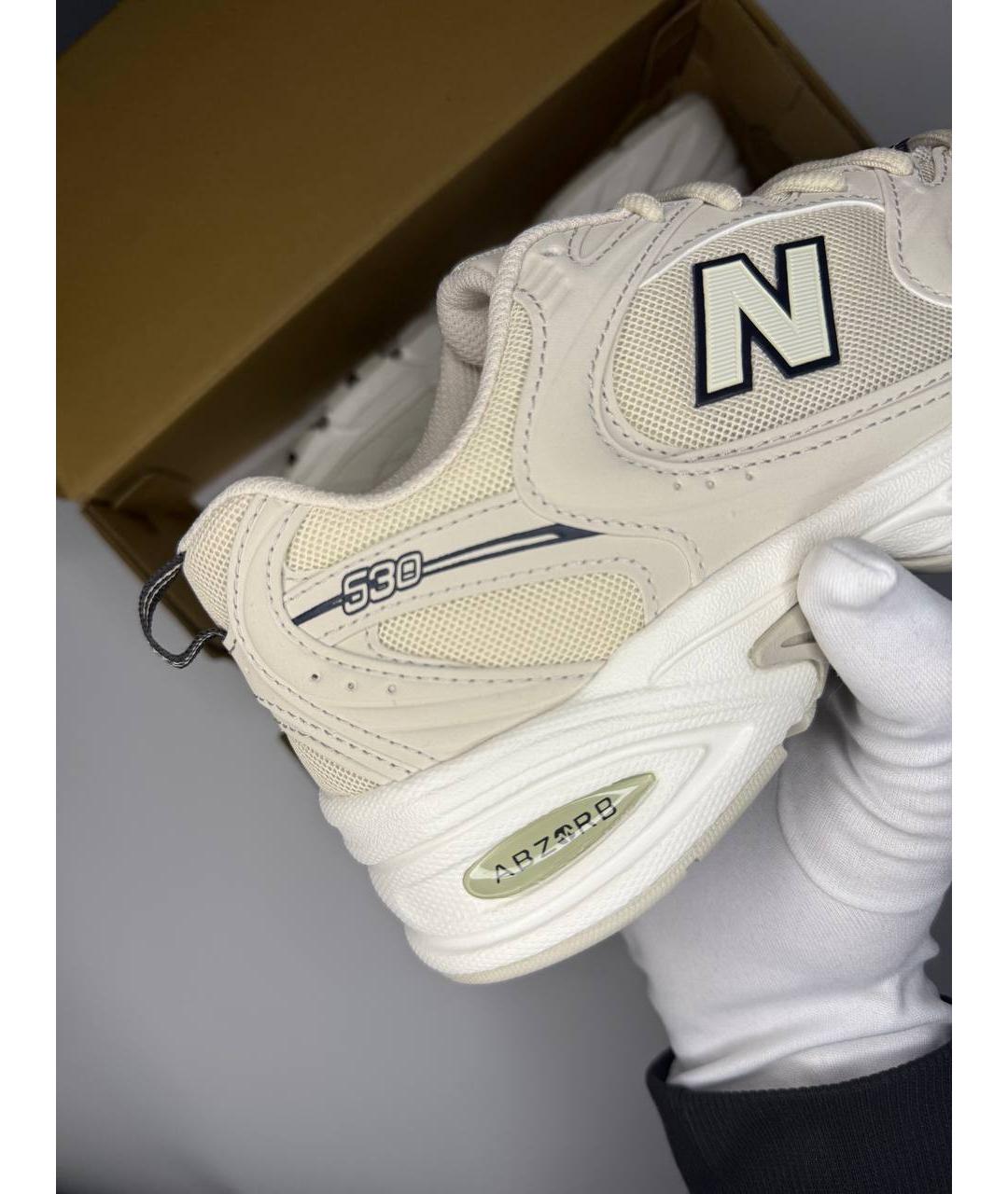NEW BALANCE Бежевые кроссовки, фото 5
