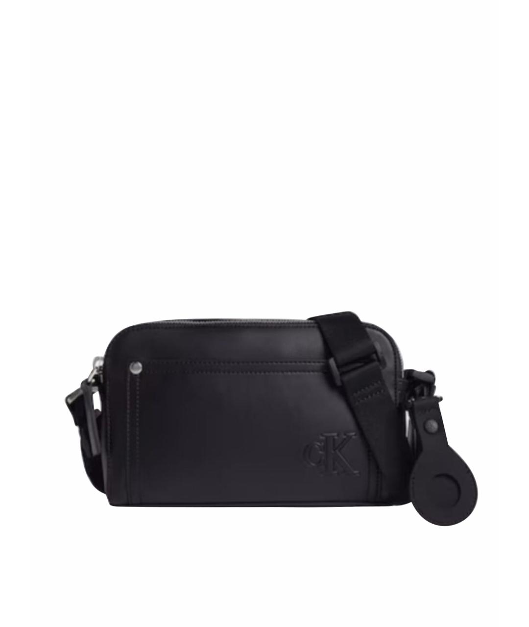 CALVIN KLEIN Черная сумка на плечо, фото 1