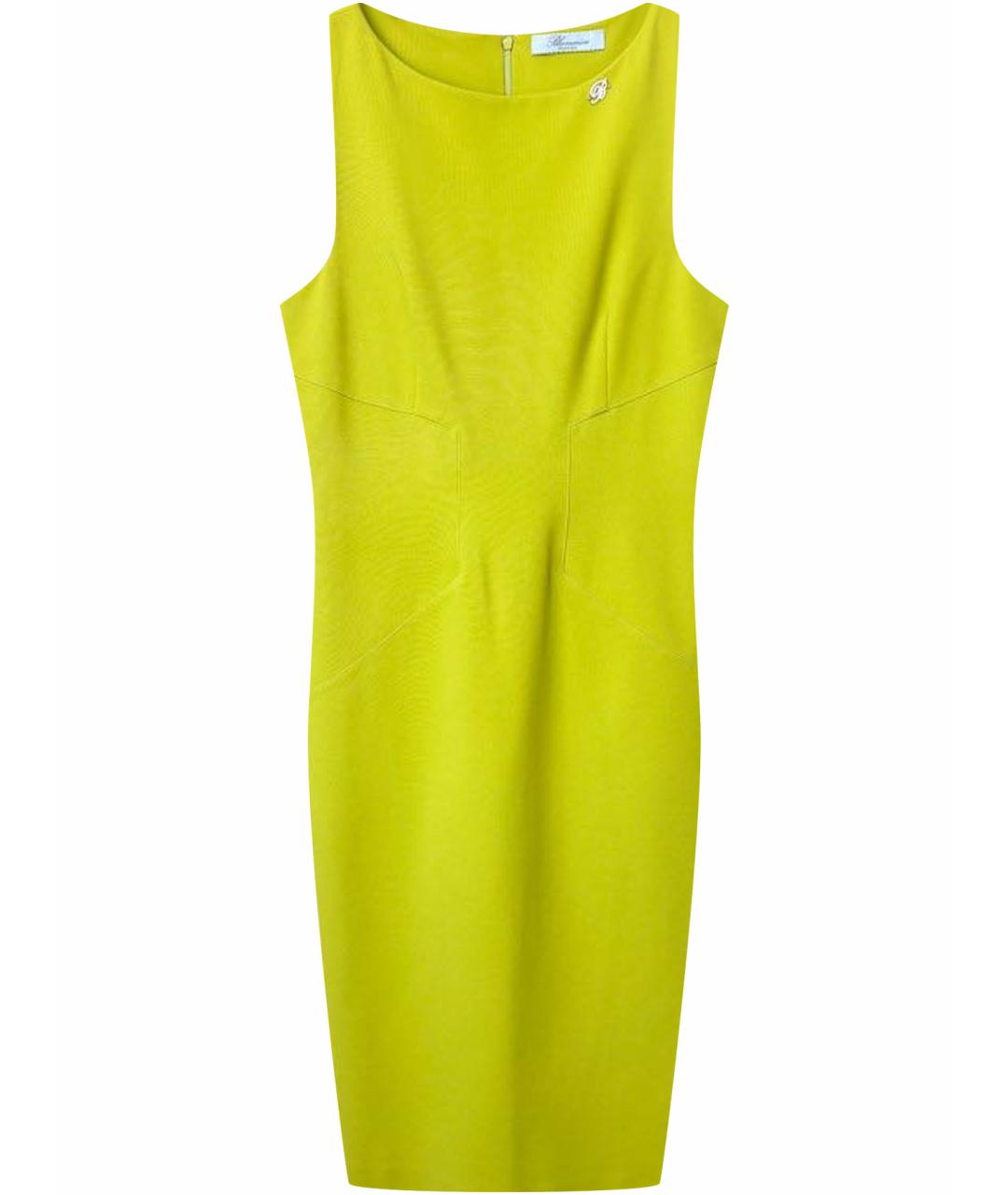 BLUMARINE Салатовыое коктейльное платье, фото 1