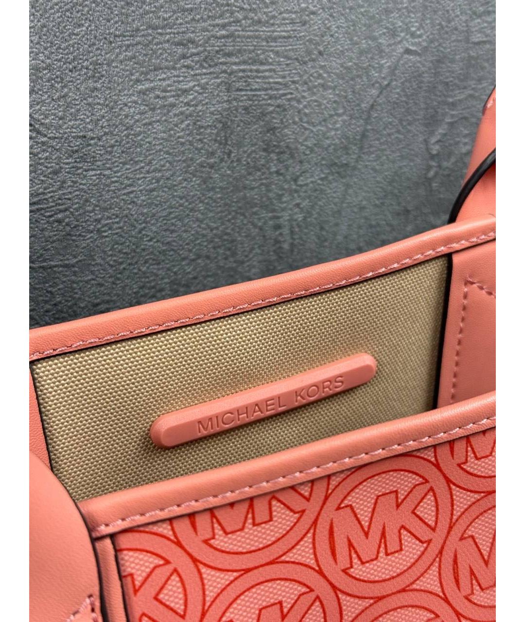 MICHAEL KORS Коралловая сумка через плечо, фото 5