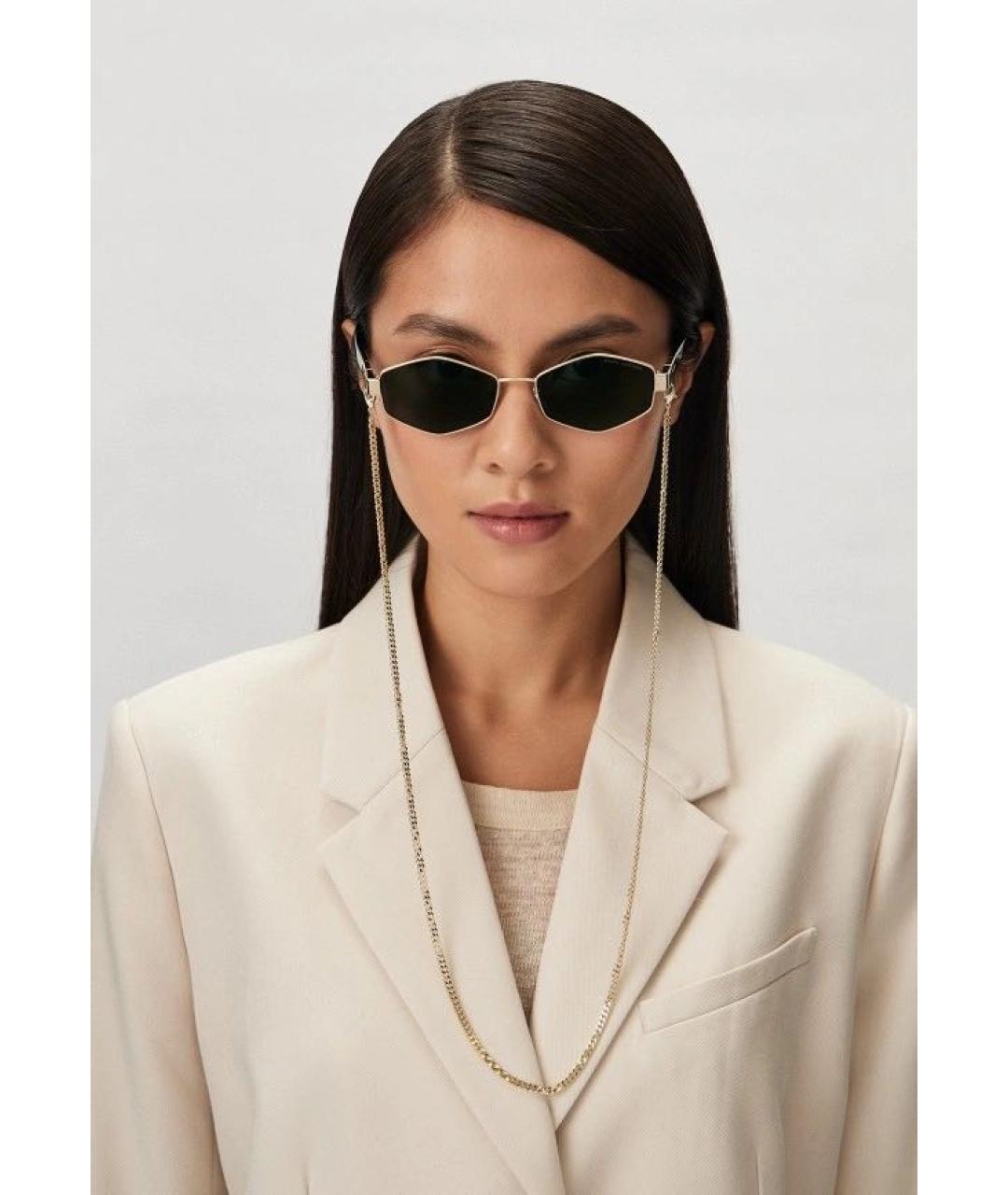 MARC JACOBS Золотые солнцезащитные очки, фото 5