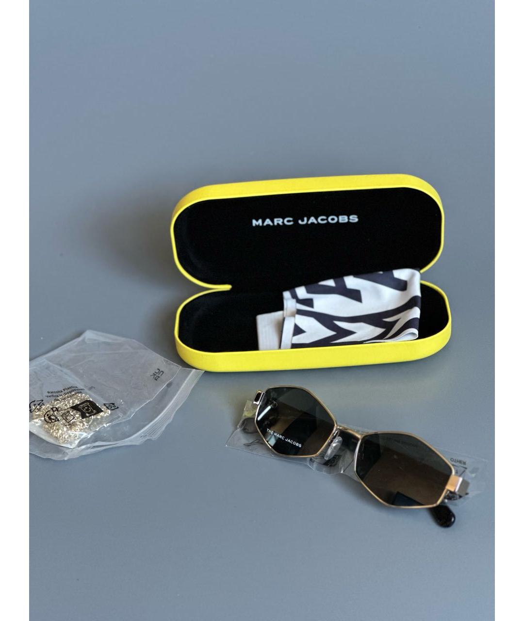 MARC JACOBS Золотые солнцезащитные очки, фото 2