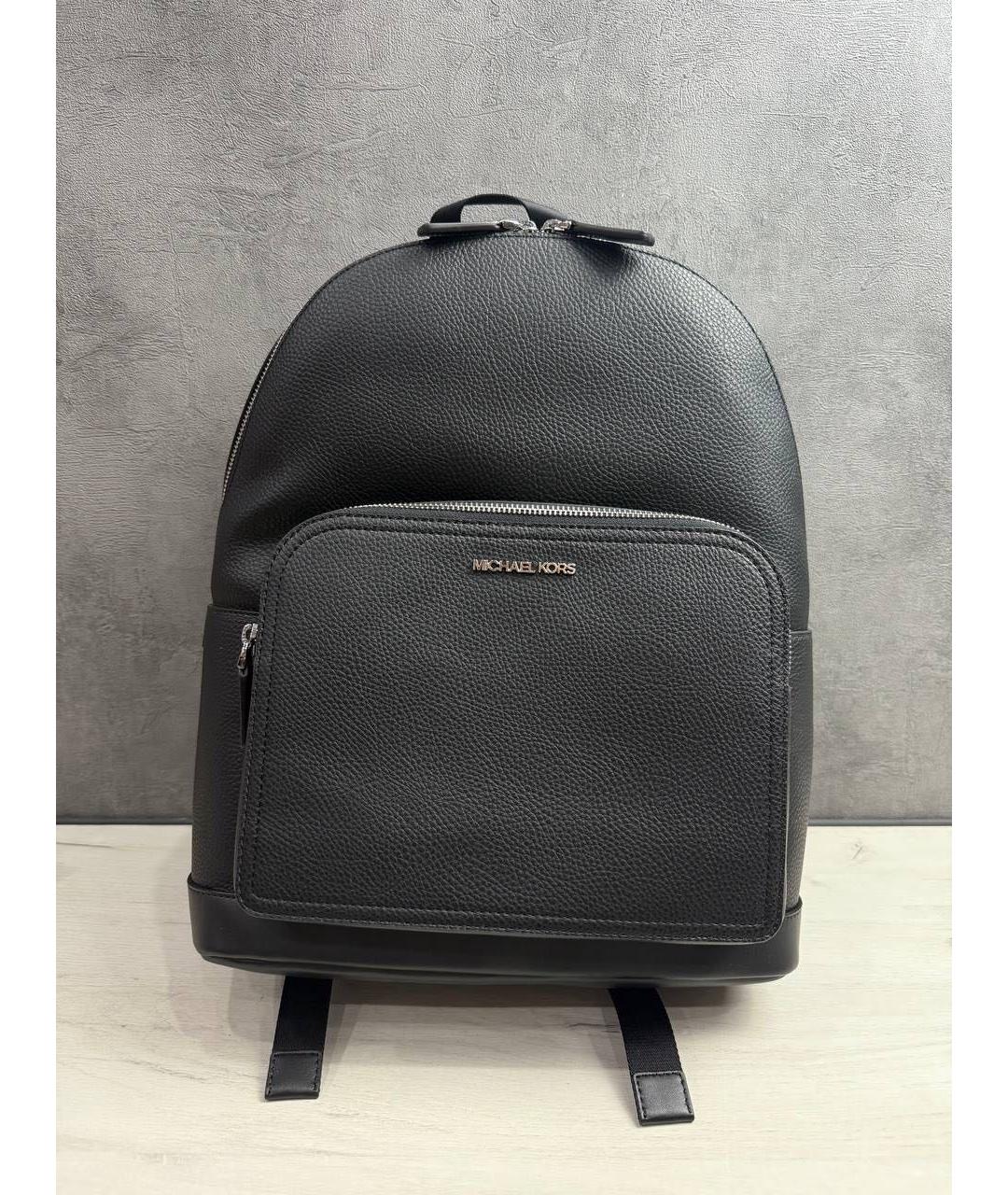MICHAEL KORS Черный кожаный рюкзак, фото 6