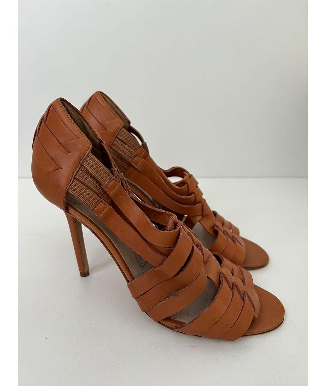 MANOLO BLAHNIK Кожаные босоножки, фото 9