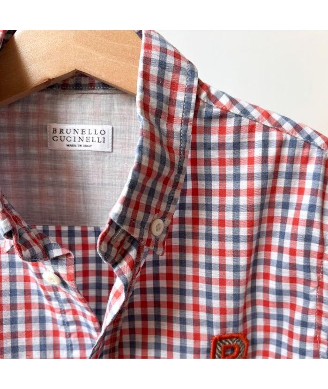 BRUNELLO CUCINELLI Хлопковая детская рубашка, фото 4