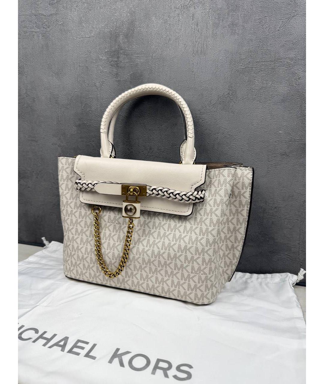 MICHAEL KORS Белая сумка с короткими ручками, фото 4