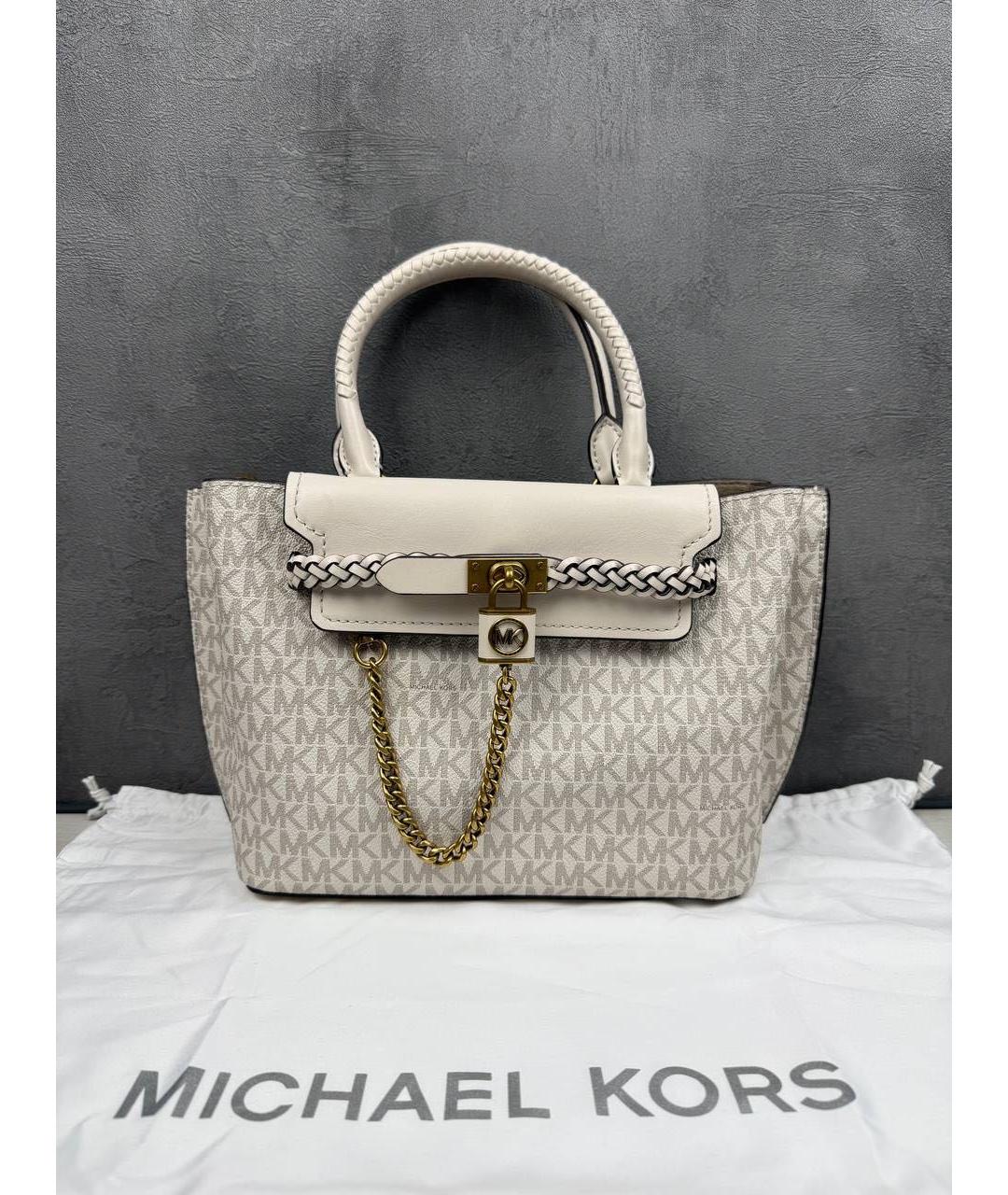 MICHAEL KORS Белая сумка с короткими ручками, фото 8