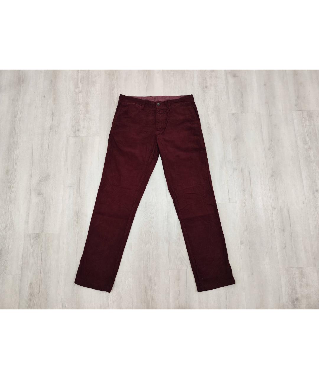 CARHARTT Бордовые хлопковые повседневные брюки, фото 5