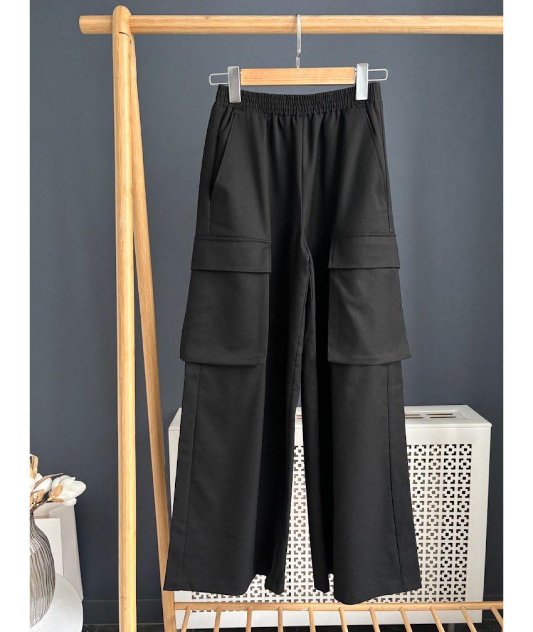MM6 MAISON MARGIELA Черные брюки и шорты, фото 5