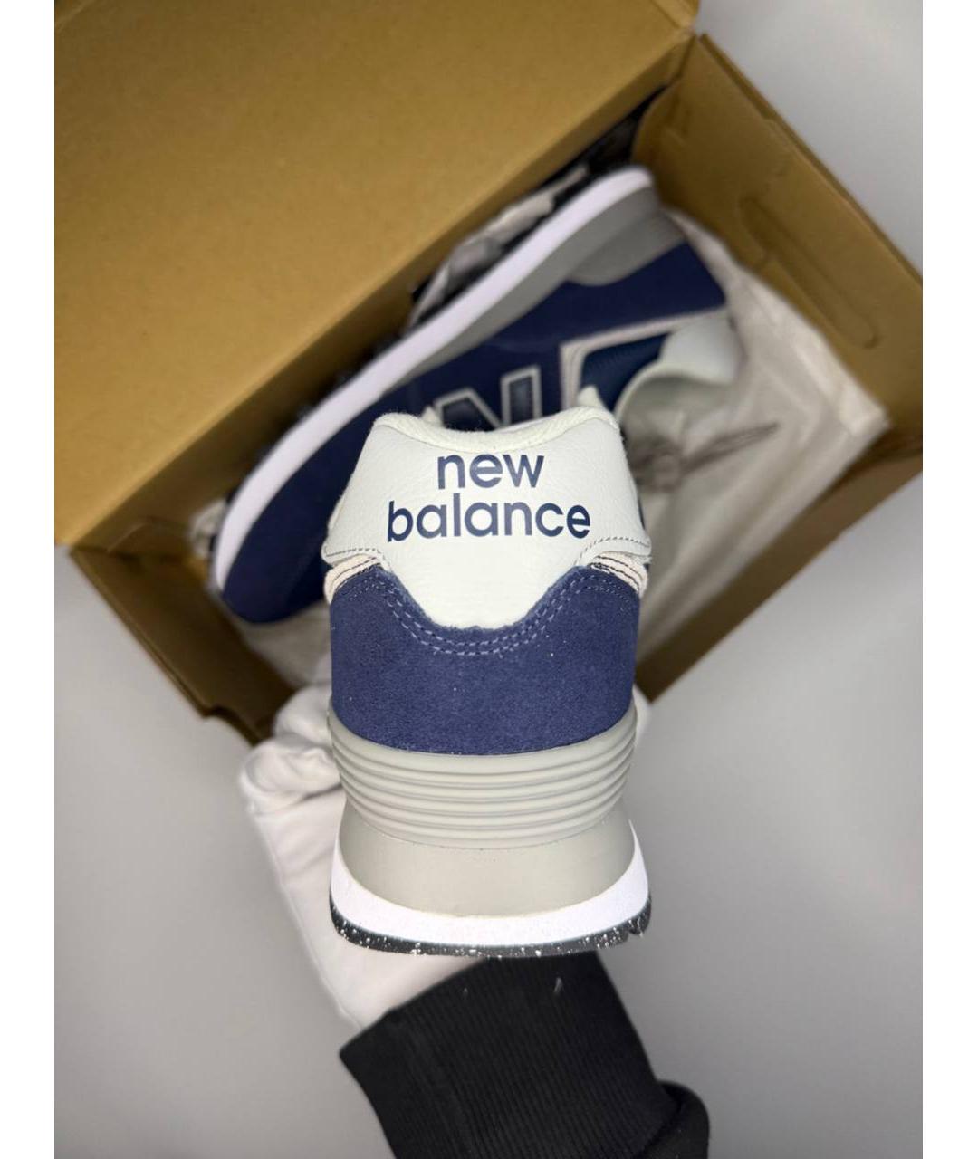 NEW BALANCE Синие низкие кроссовки / кеды, фото 4