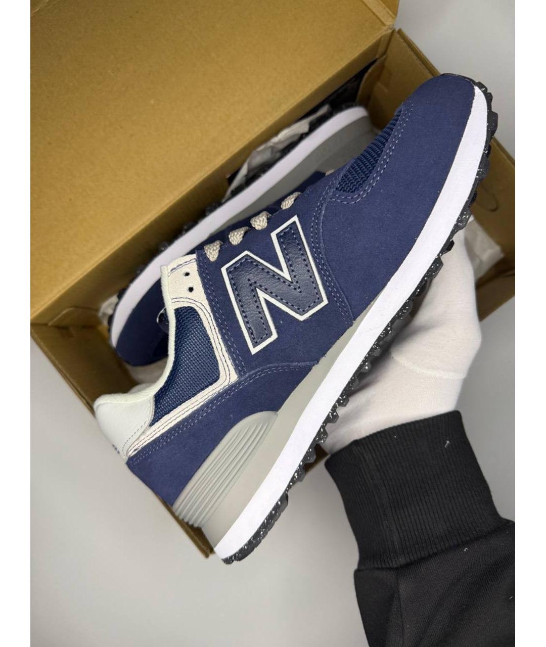 NEW BALANCE Синие низкие кроссовки / кеды, фото 5