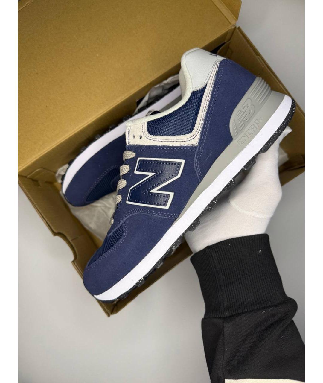 NEW BALANCE Синие низкие кроссовки / кеды, фото 2