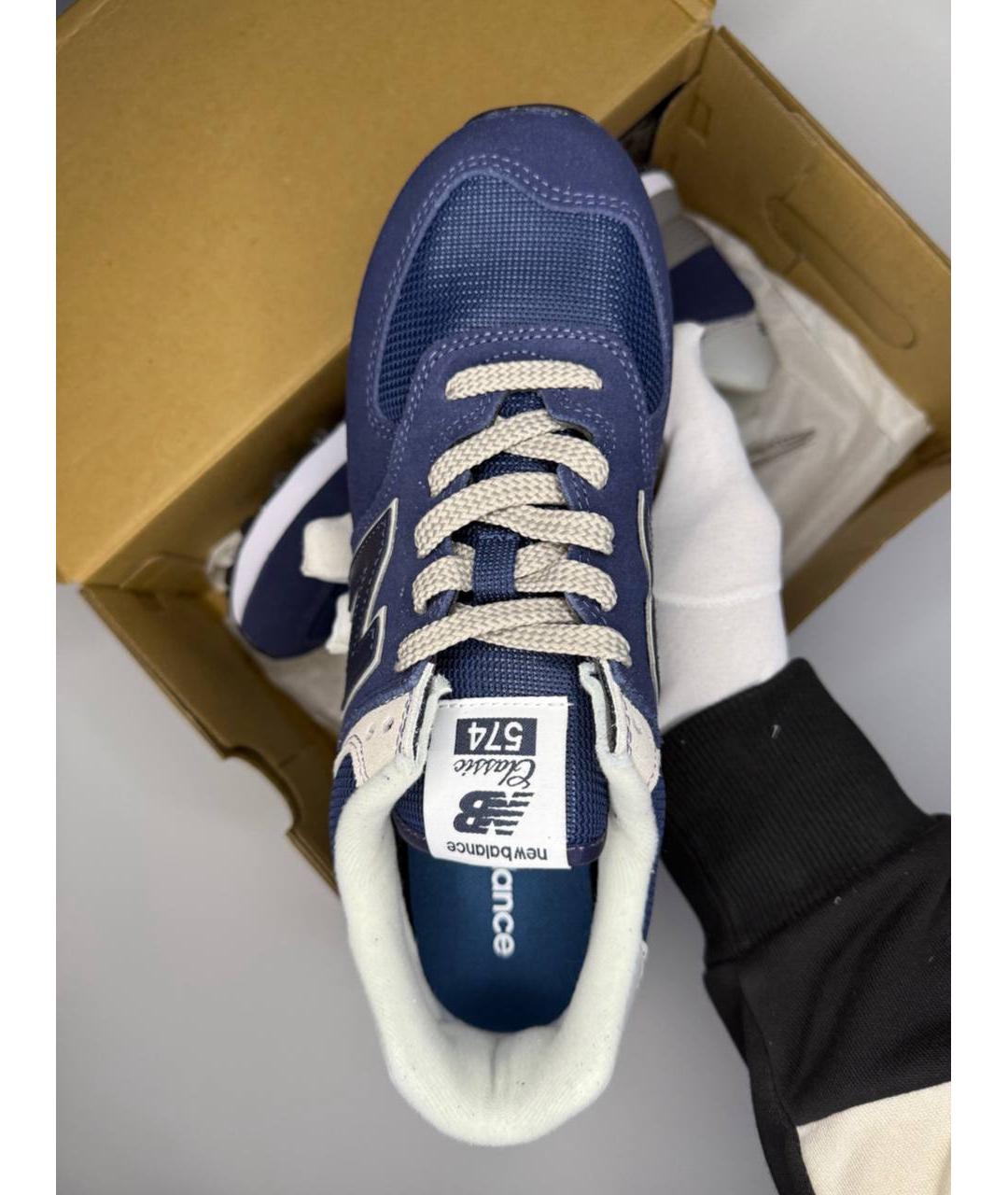 NEW BALANCE Синие низкие кроссовки / кеды, фото 3