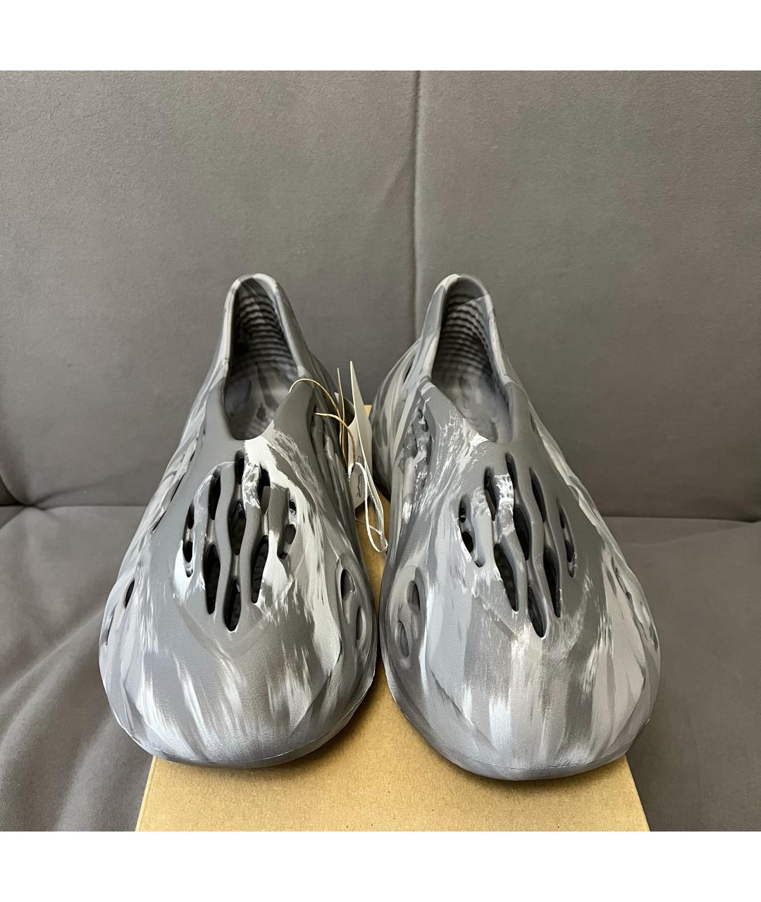 ADIDAS YEEZY Серые шлепанцы, фото 4