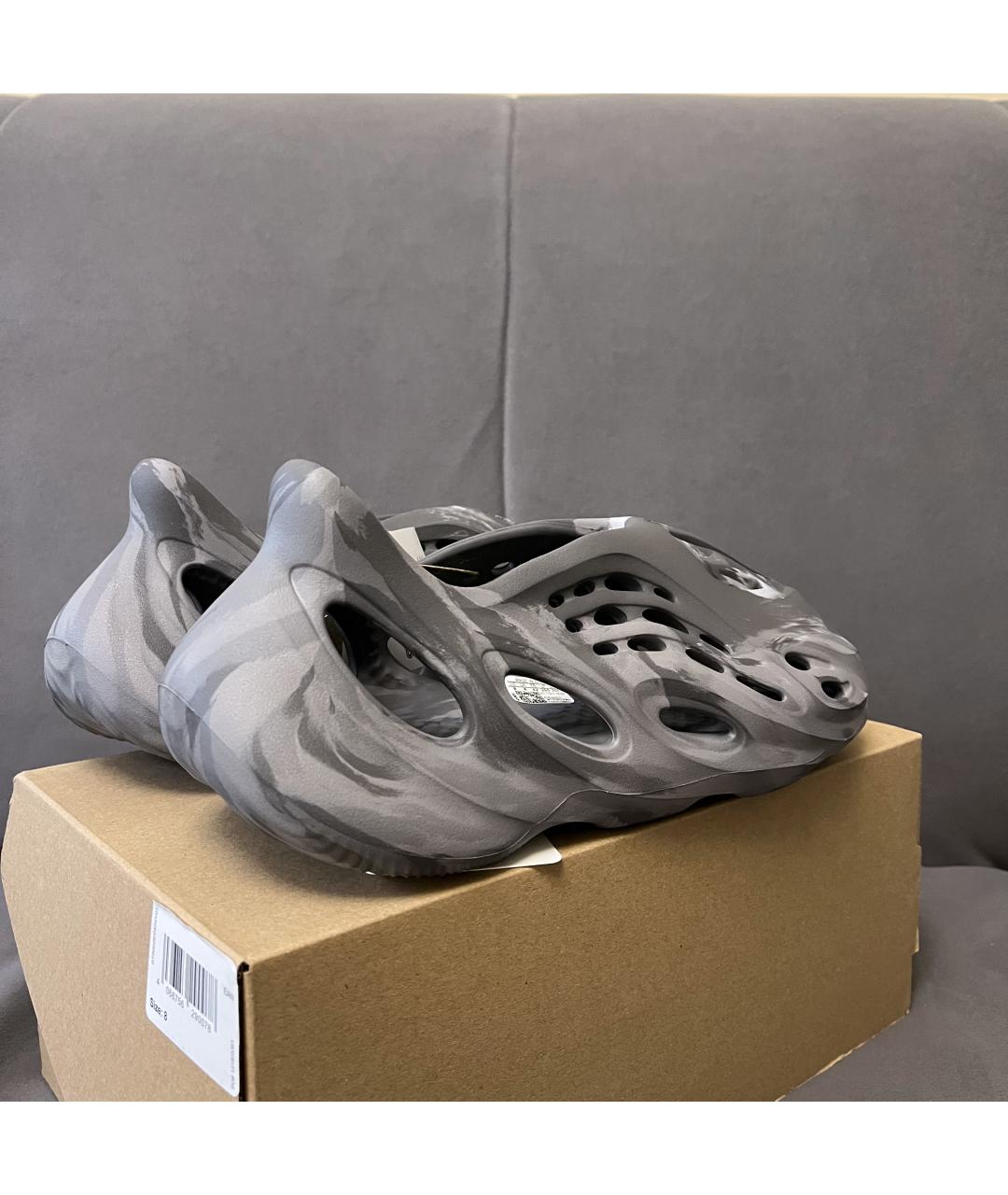 ADIDAS YEEZY Серые шлепанцы, фото 6
