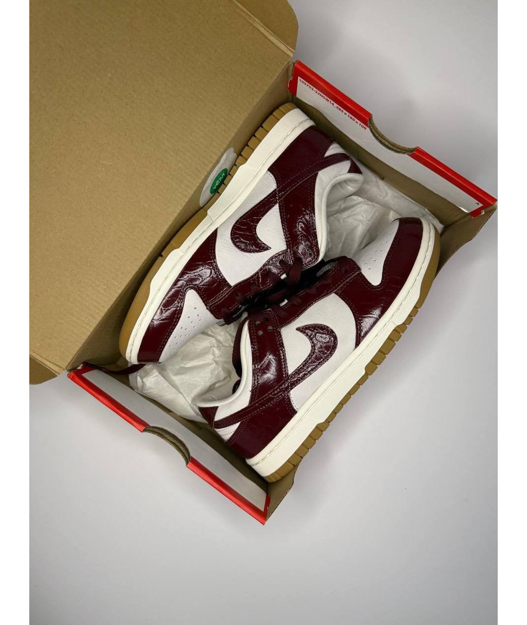 NIKE Бордовые кроссовки, фото 2