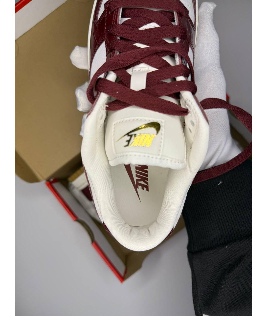 NIKE Бордовые кроссовки, фото 4