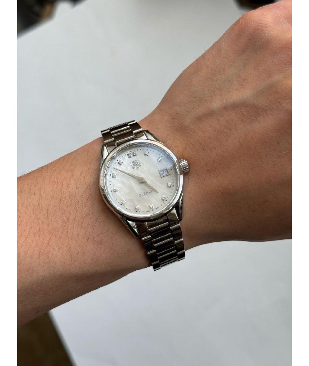 TAG HEUER Белые часы, фото 2