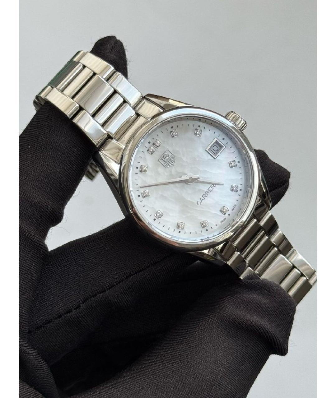 TAG HEUER Белые часы, фото 6