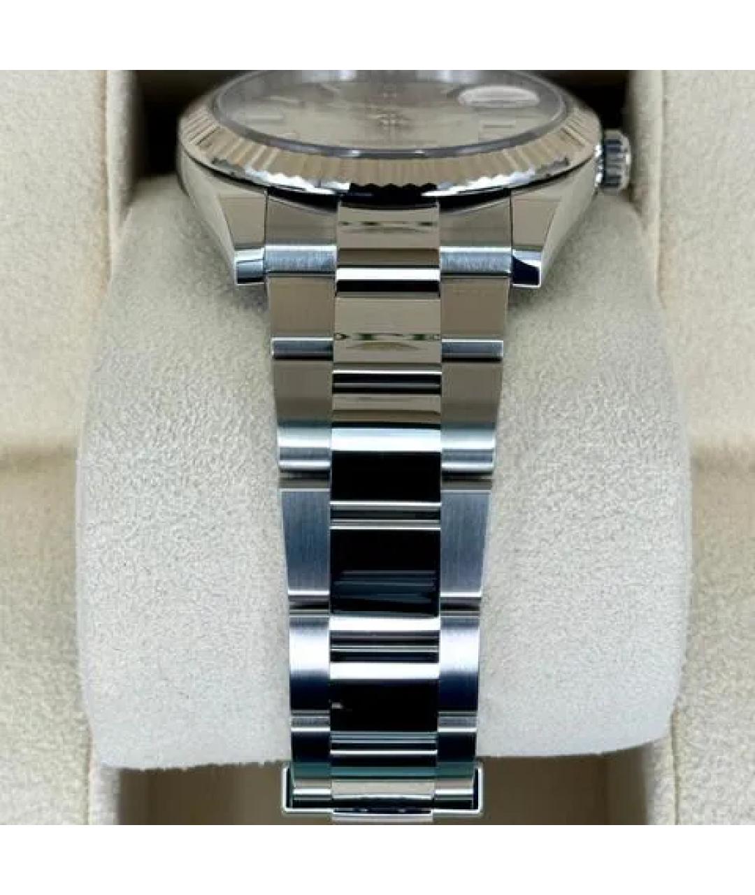 ROLEX Серебряные часы из белого золота, фото 3