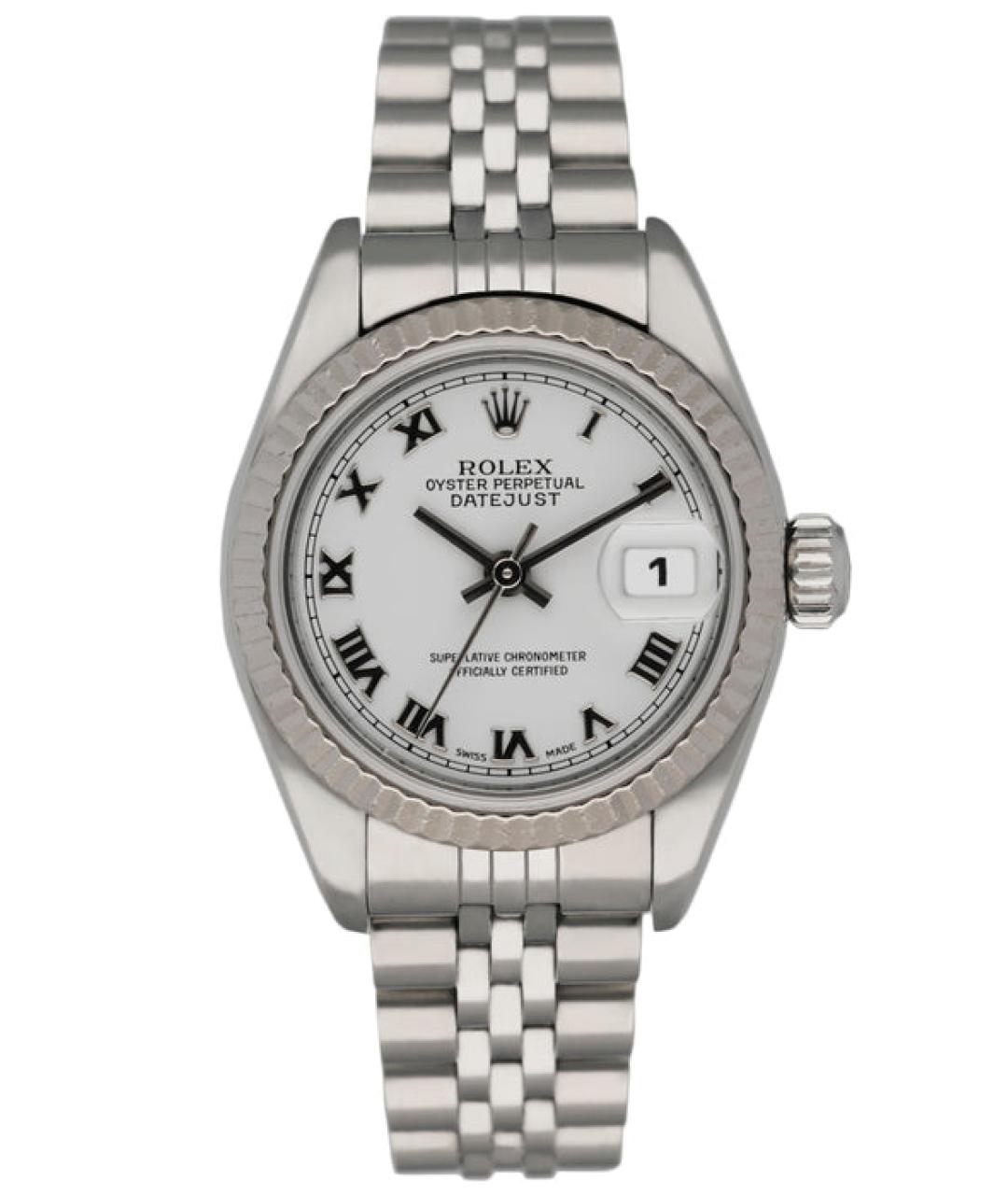 ROLEX Белые часы из белого золота, фото 1