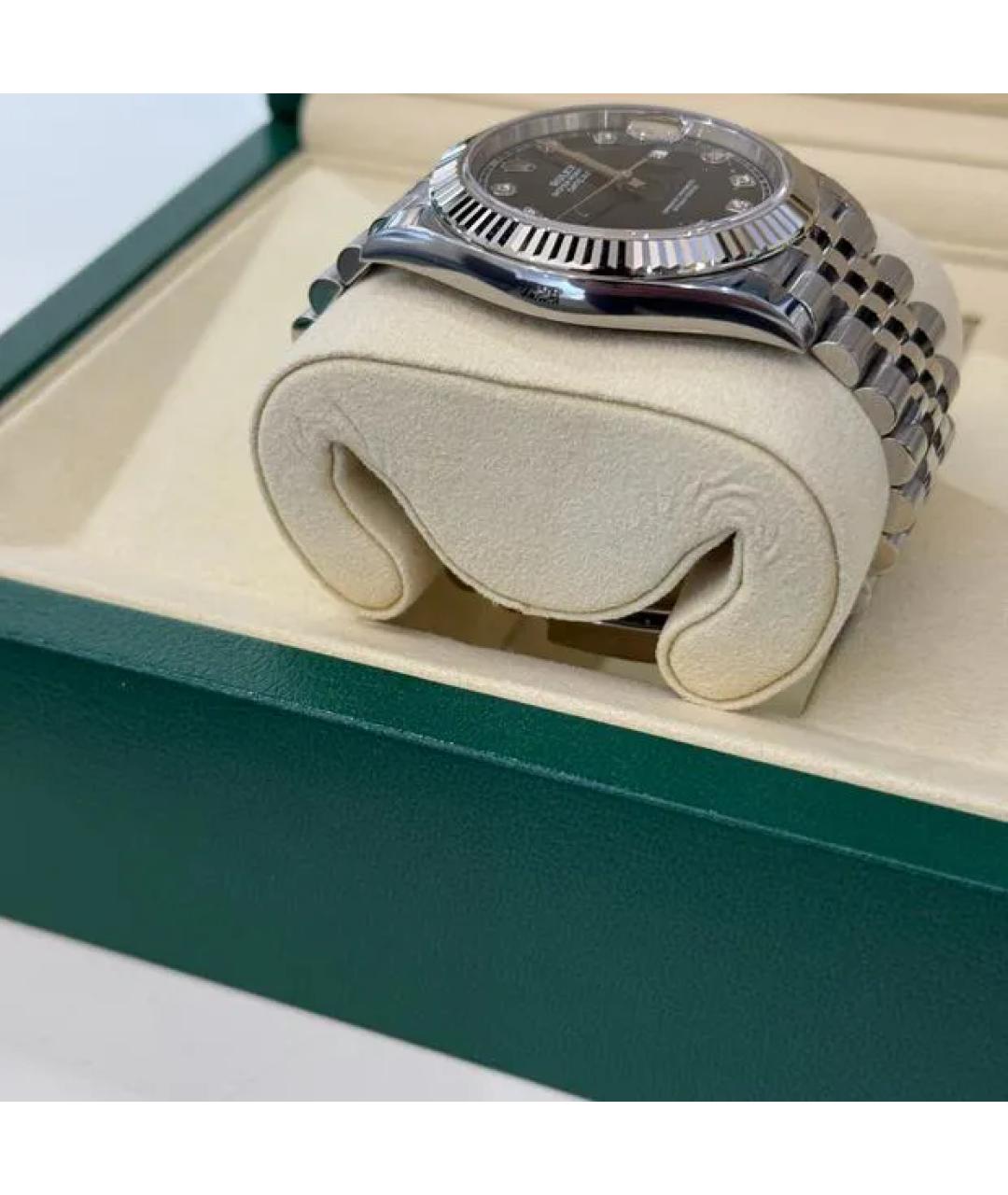 ROLEX Синие часы из белого золота, фото 6