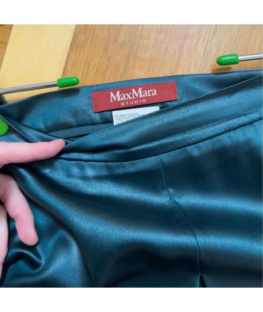 MAX MARA Бирюзовая юбка миди, фото 2
