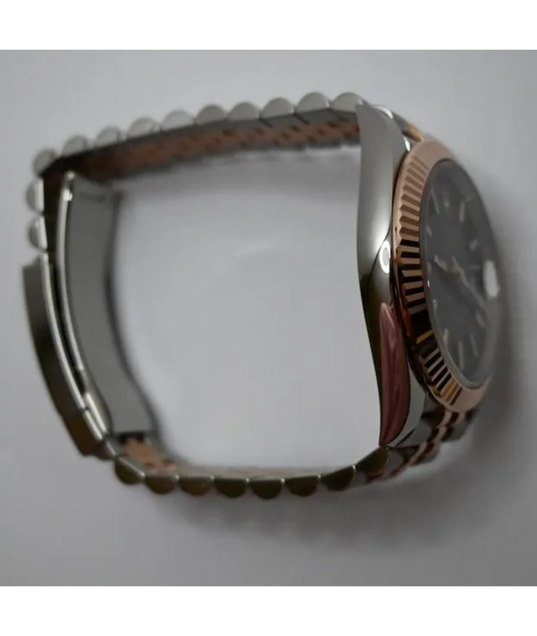 ROLEX Коричневые часы из розового золота, фото 4
