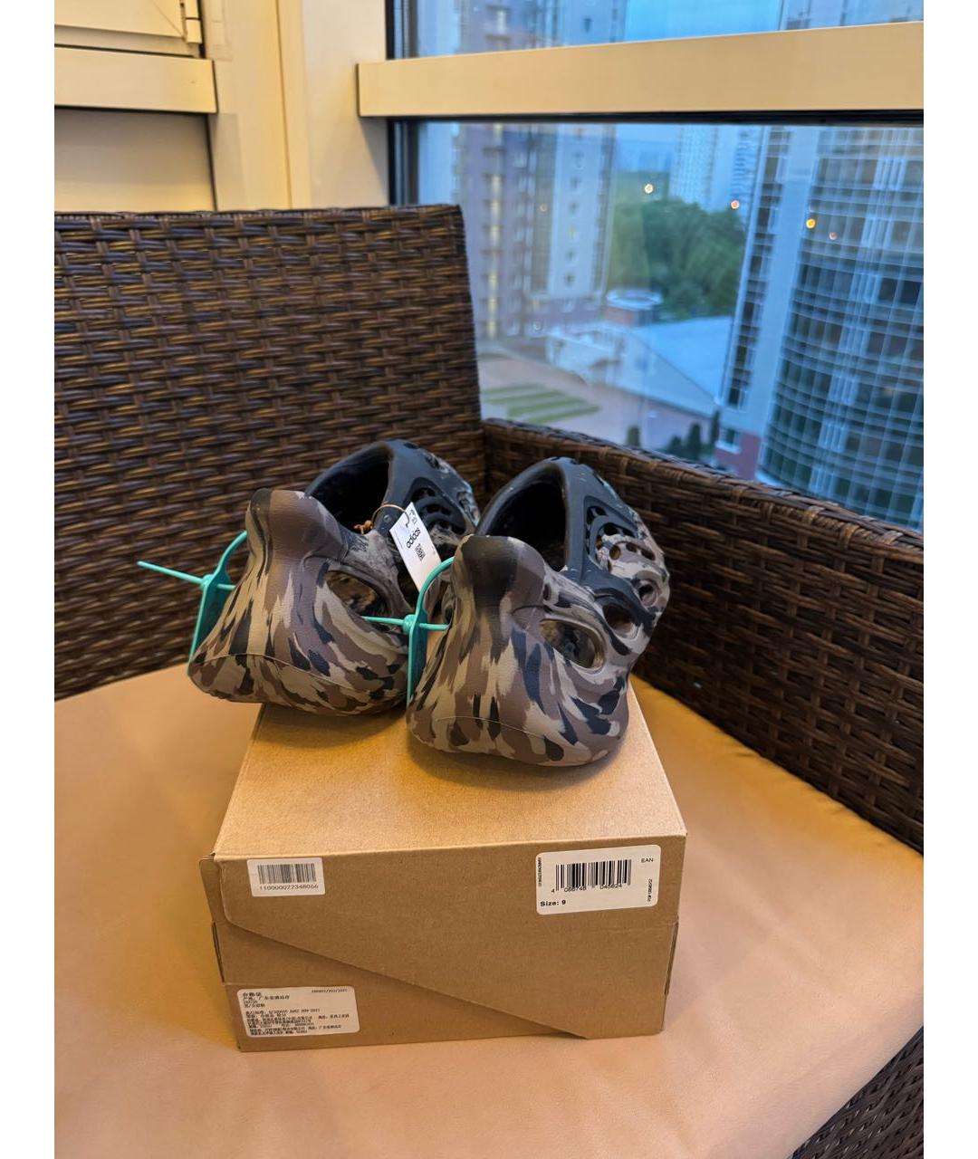 ADIDAS YEEZY Мульти шлепанцы, фото 3