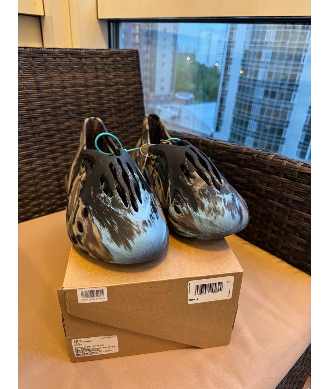ADIDAS YEEZY Мульти шлепанцы, фото 2