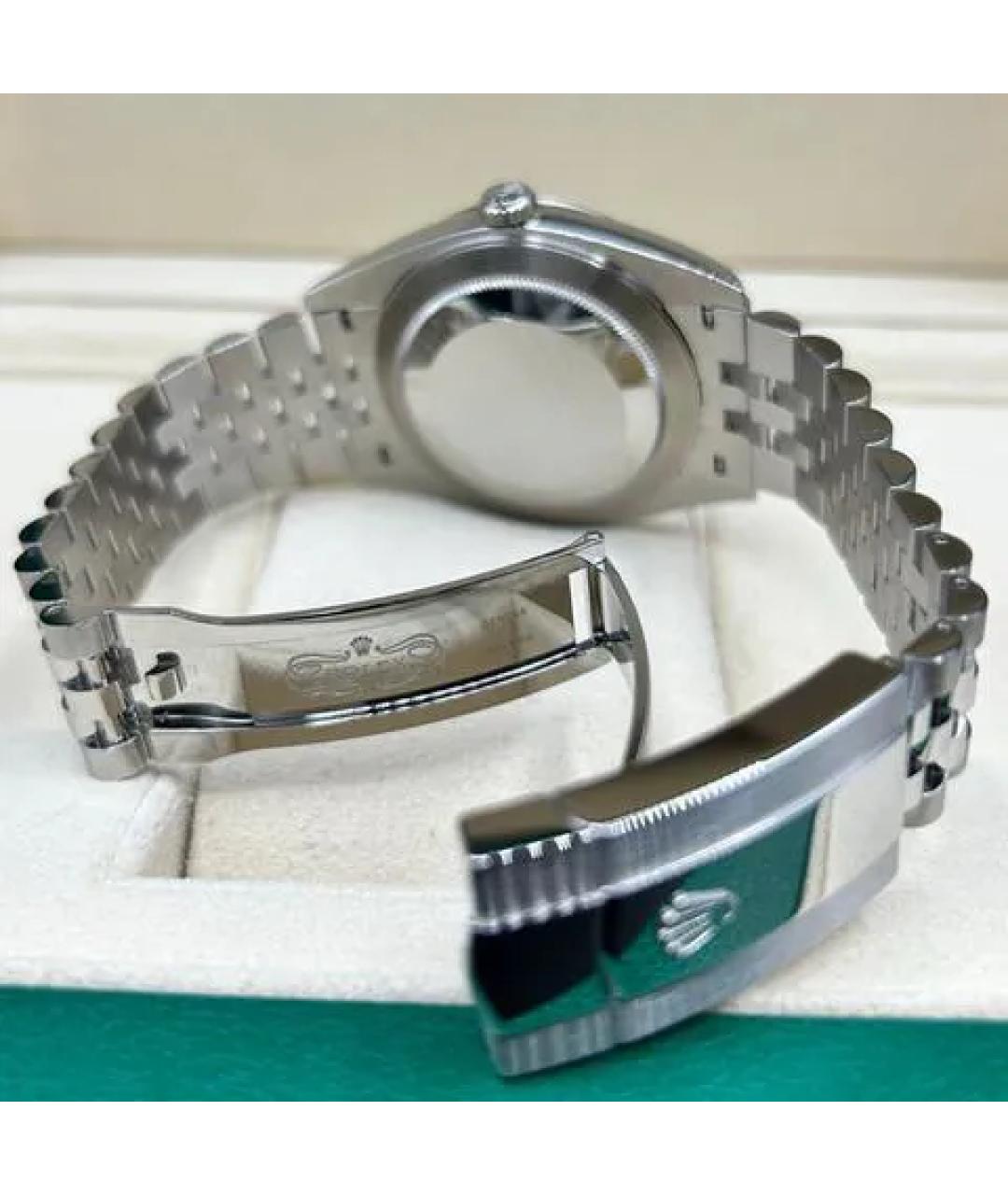 ROLEX Серые часы из белого золота, фото 8