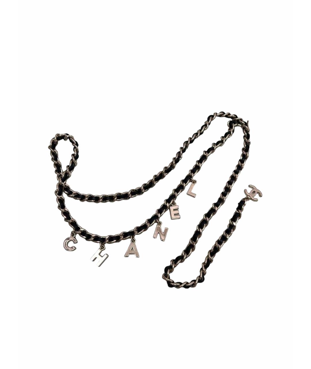 CHANEL Серебрянный ремень, фото 1