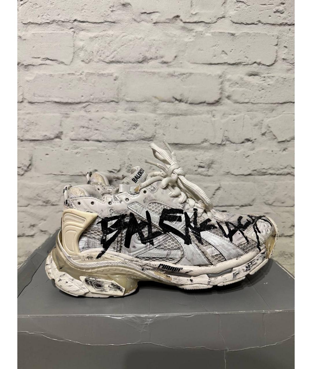 BALENCIAGA Белые кроссовки, фото 8
