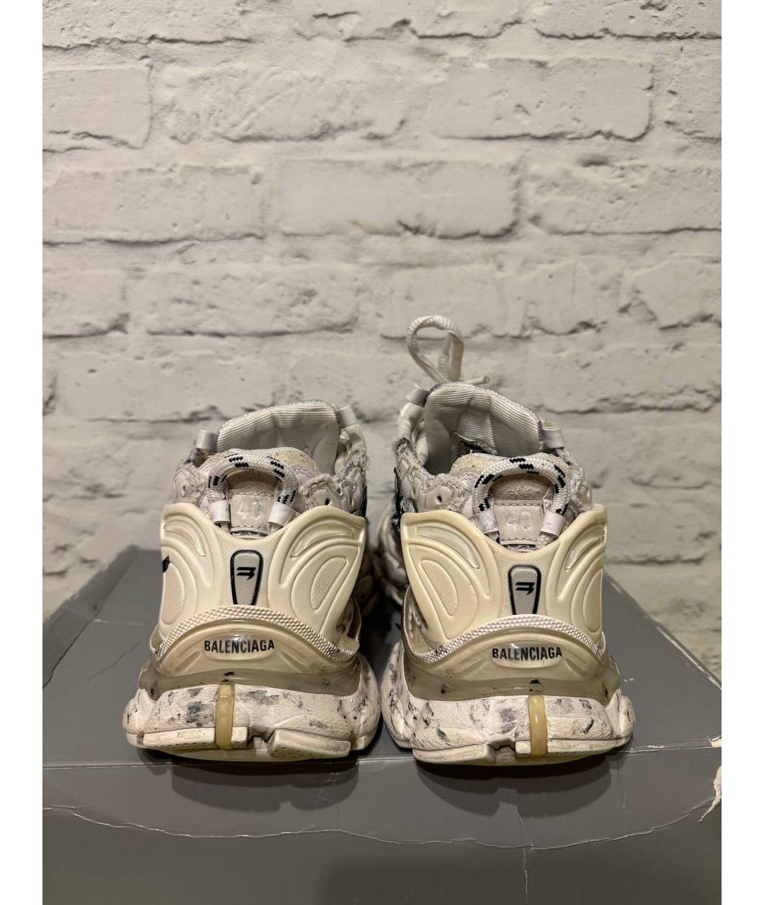 BALENCIAGA Белые кроссовки, фото 4
