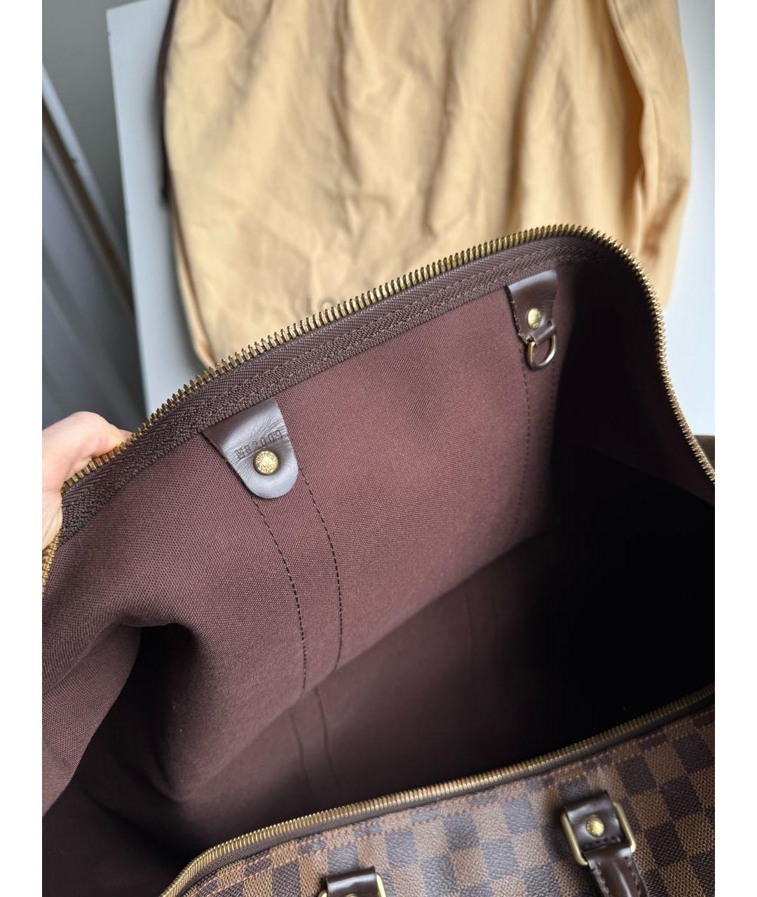 LOUIS VUITTON Коричневая дорожная/спортивная сумка, фото 8