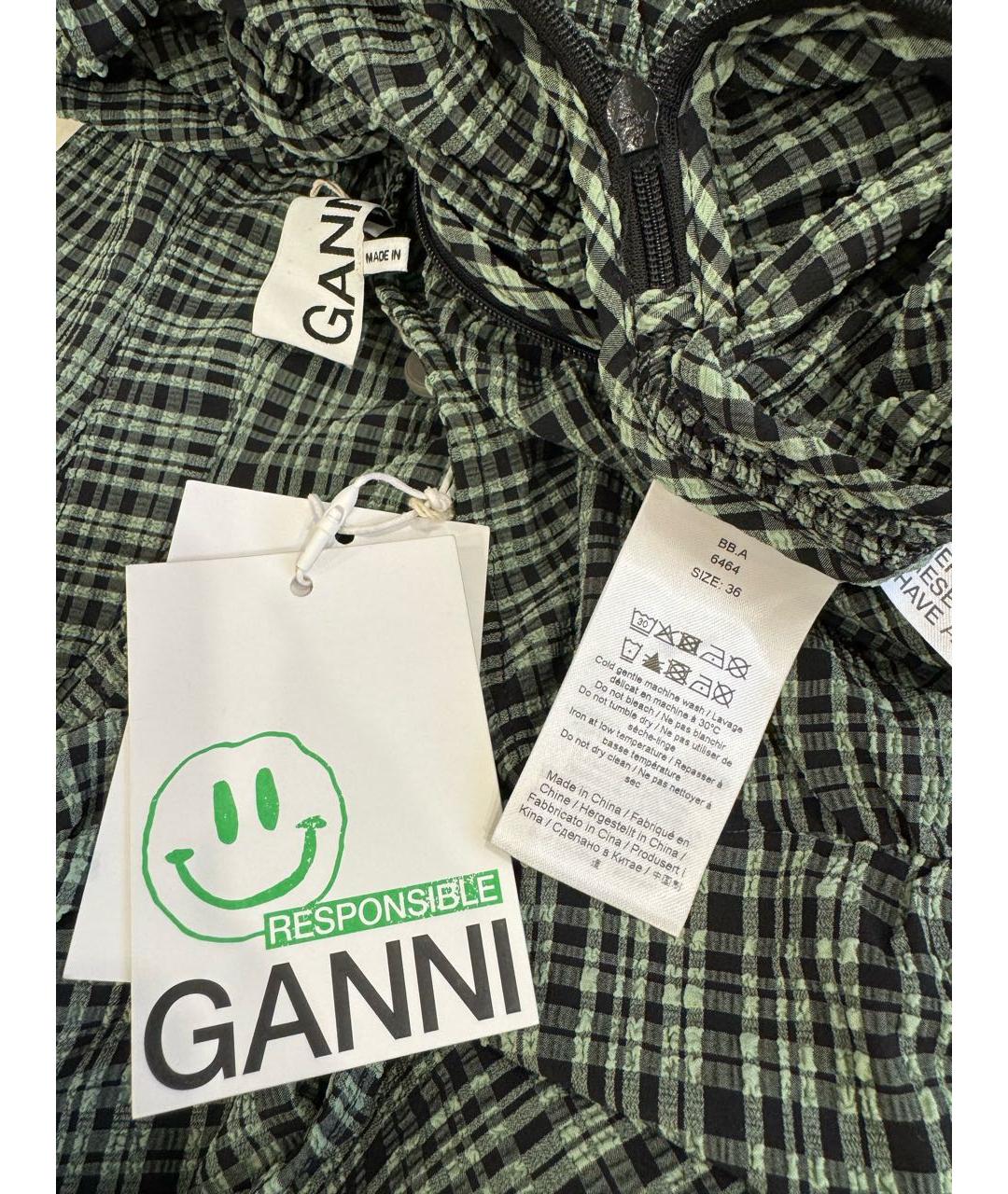 GANNI Полиэстеровое повседневное платье, фото 7
