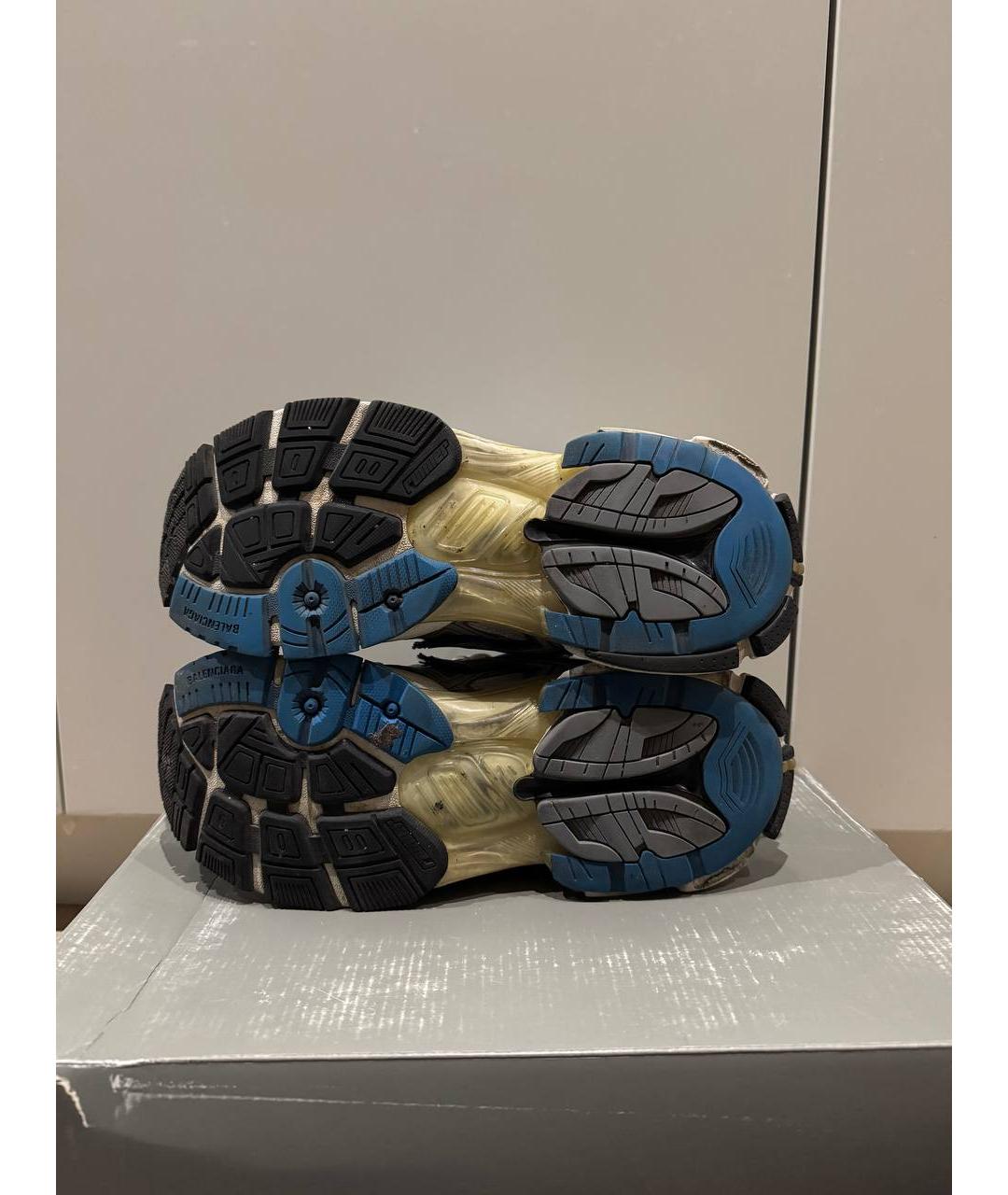 BALENCIAGA Синие низкие кроссовки / кеды, фото 6