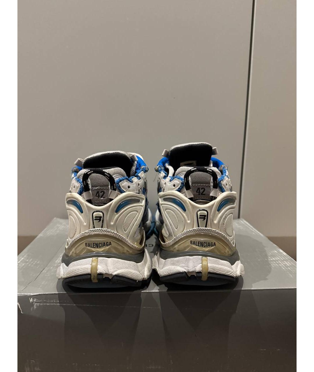 BALENCIAGA Синие низкие кроссовки / кеды, фото 5