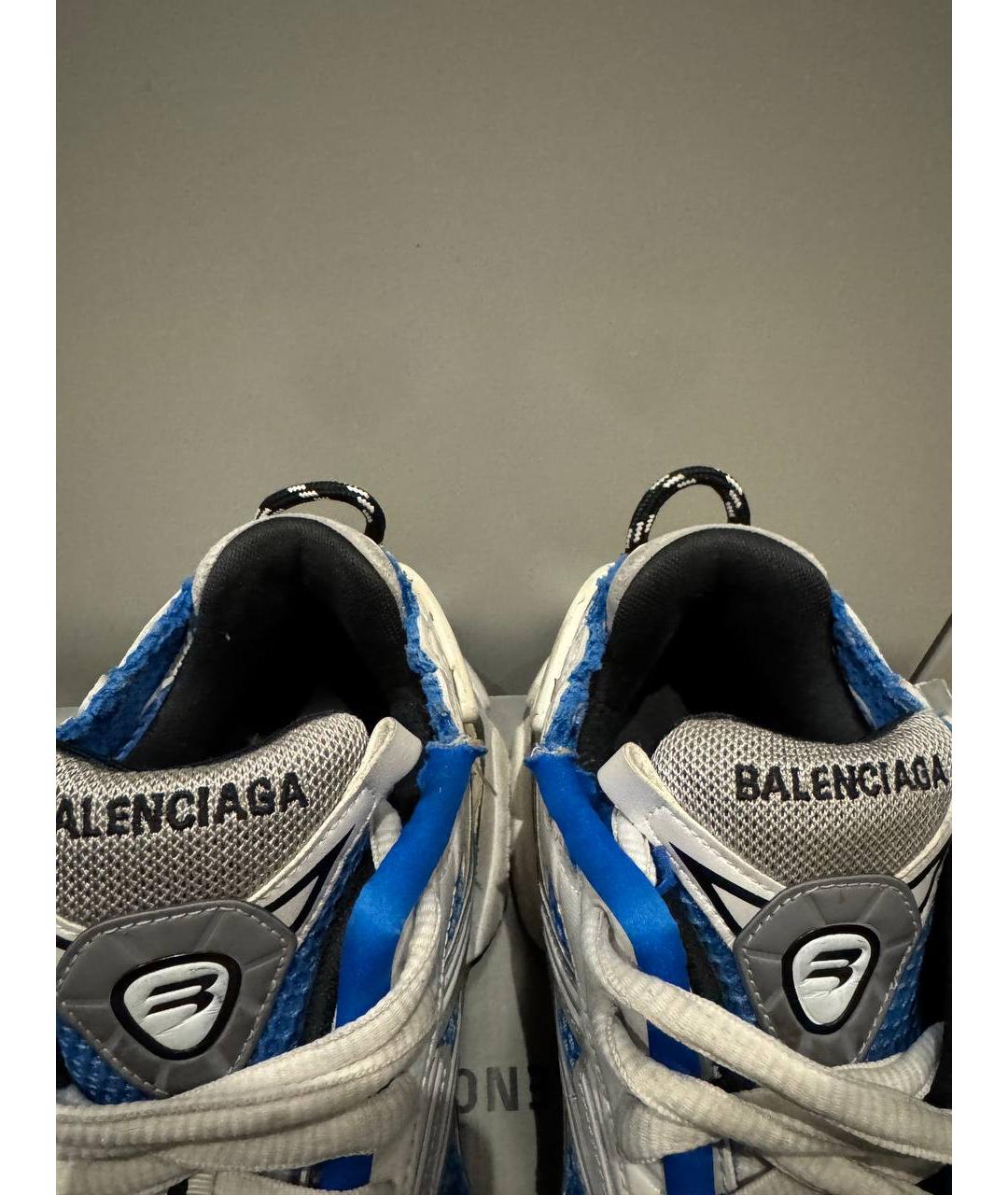 BALENCIAGA Синие низкие кроссовки / кеды, фото 4