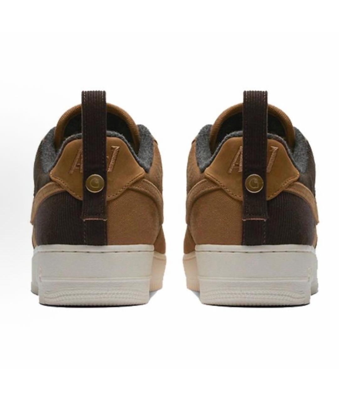 NIKE Коричневые текстильные кроссовки, фото 4