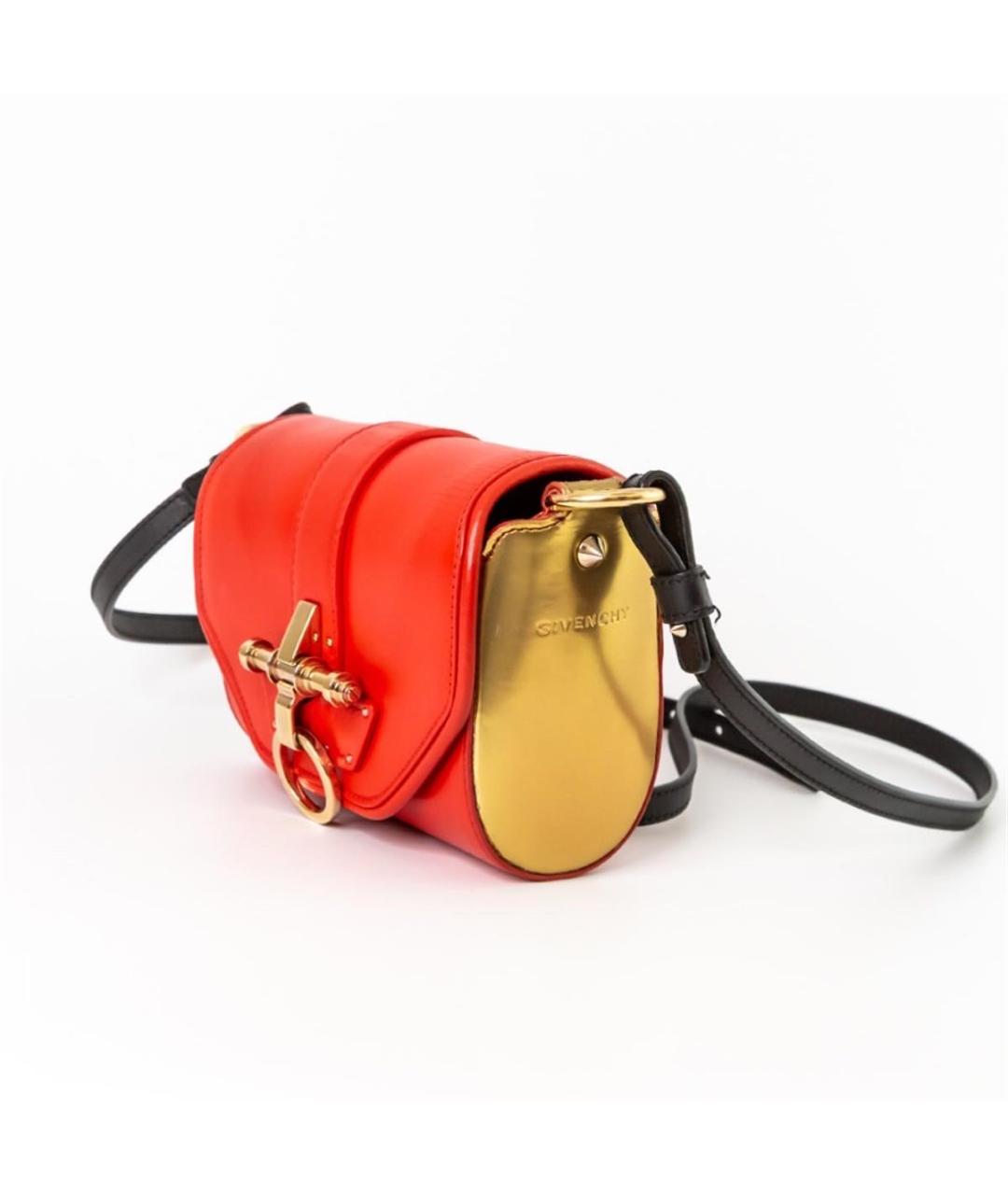 GIVENCHY Красная кожаная сумка тоут, фото 3
