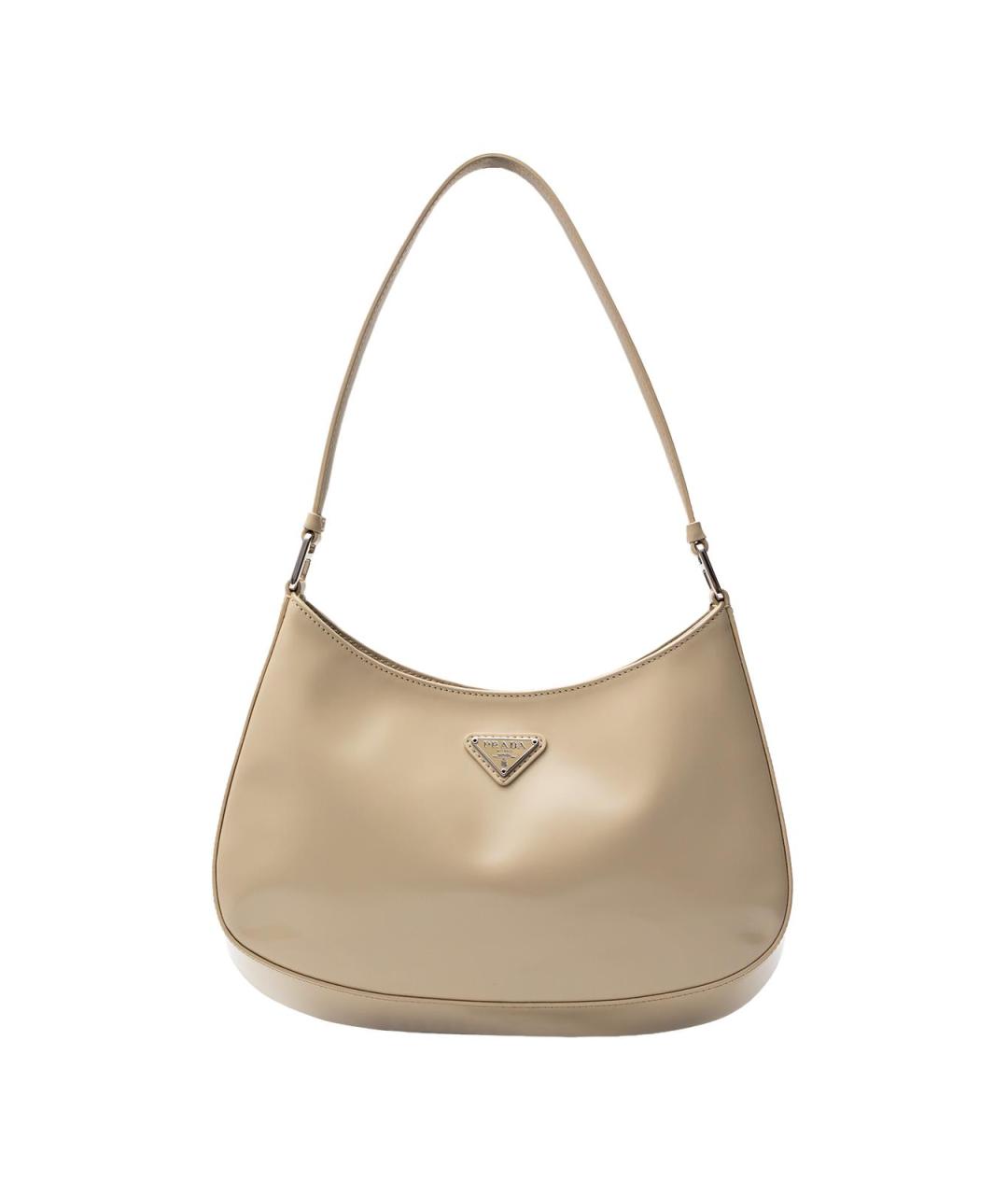 PRADA Бежевая кожаная сумка тоут, фото 2