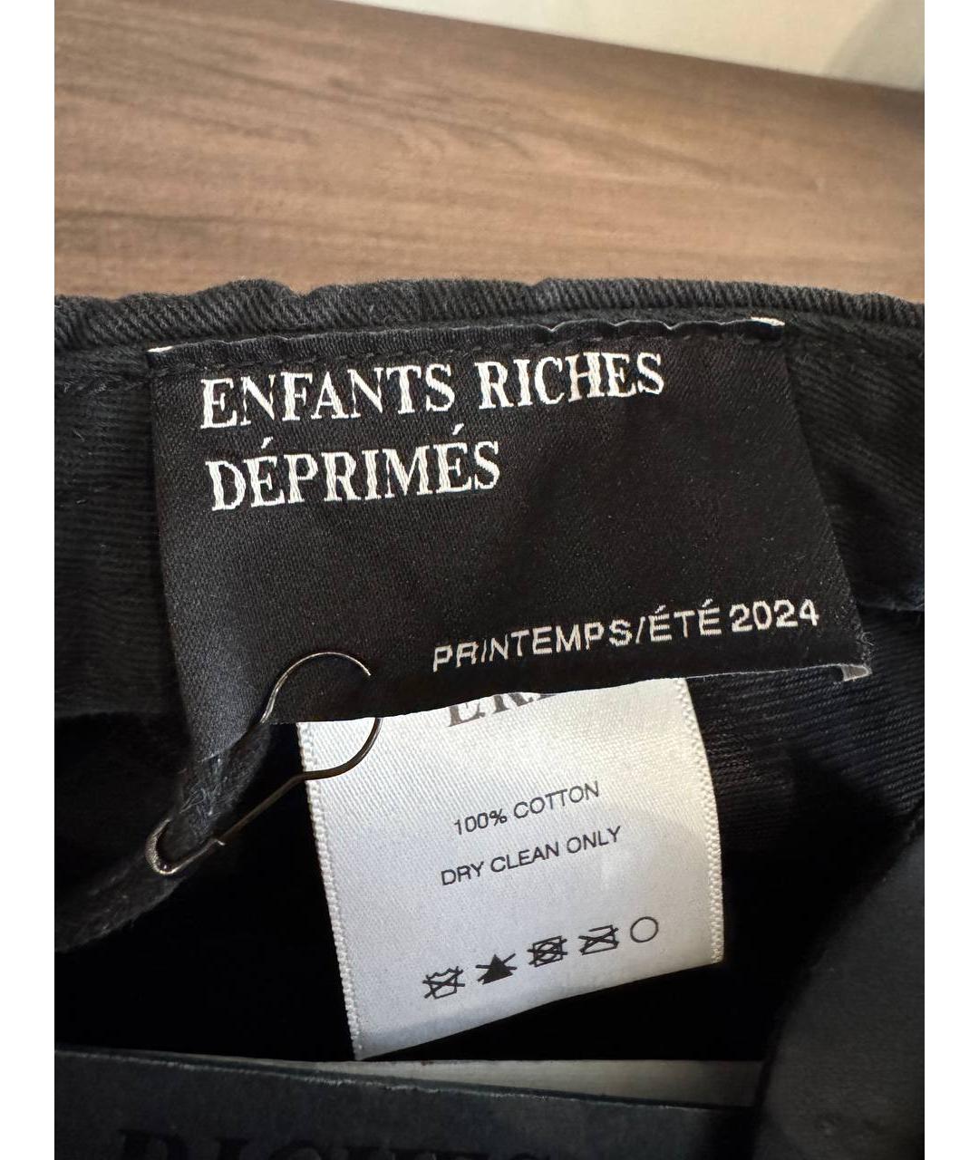 Enfants Riches Déprimés Черная хлопковая кепка/бейсболка, фото 4