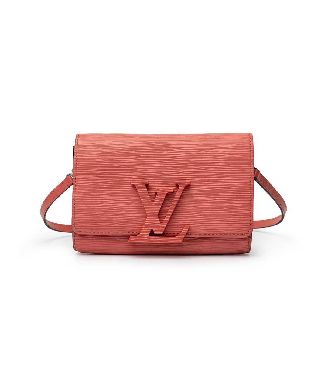 LOUIS VUITTON Розовая кожаная сумка тоут, фото 2