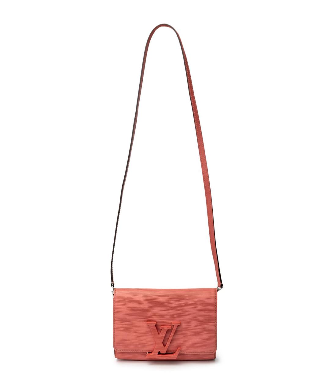 LOUIS VUITTON Розовая кожаная сумка тоут, фото 5