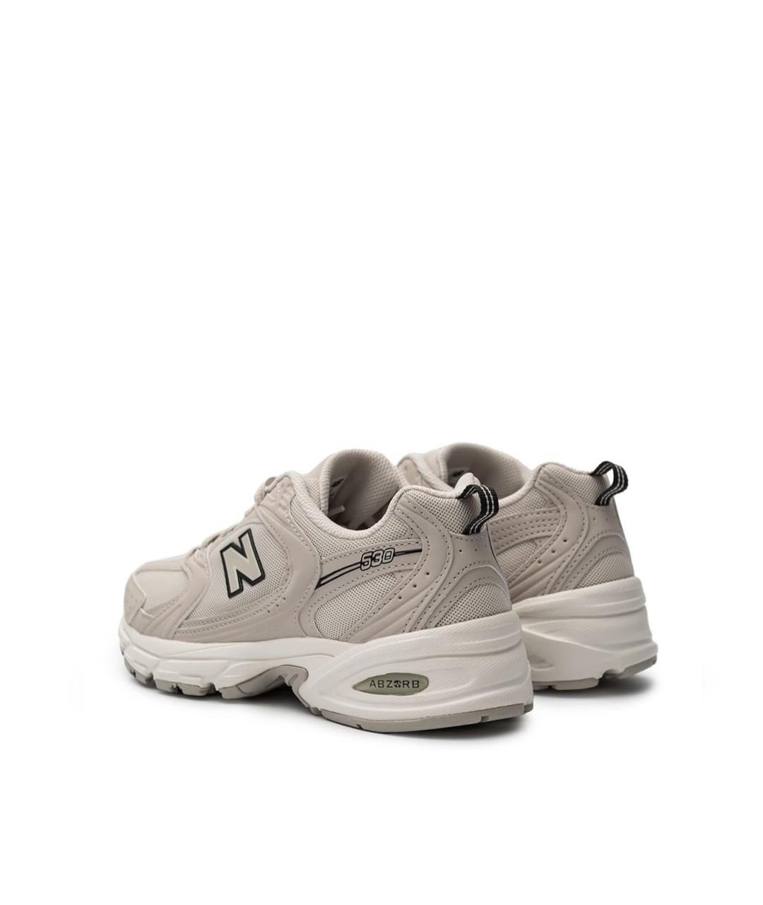 NEW BALANCE Бежевые текстильные кроссовки, фото 3