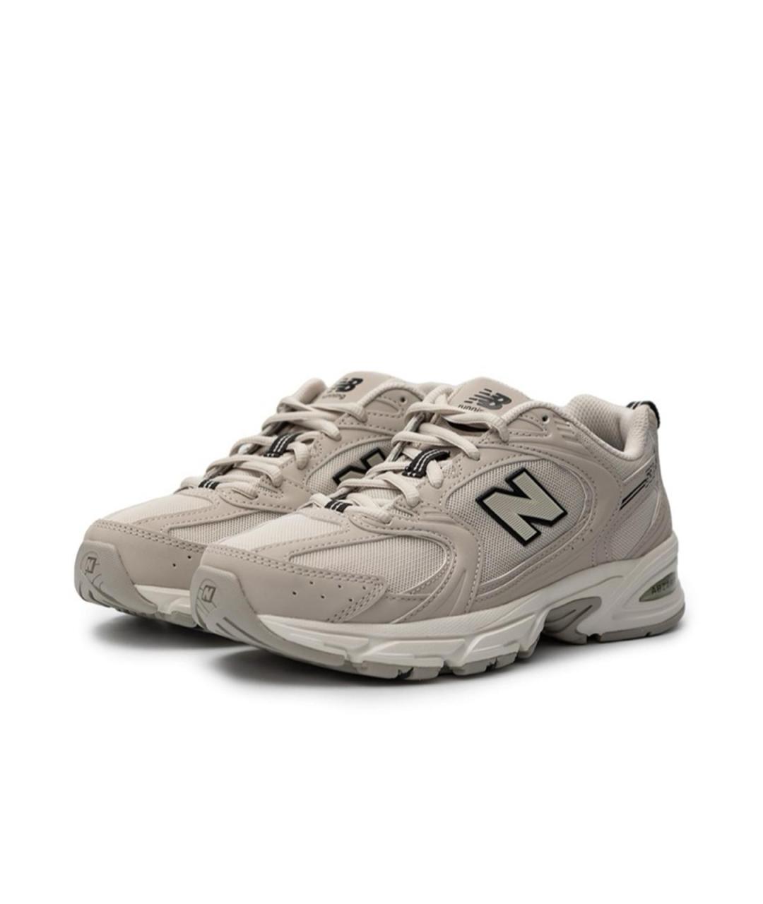NEW BALANCE Бежевые текстильные кроссовки, фото 2